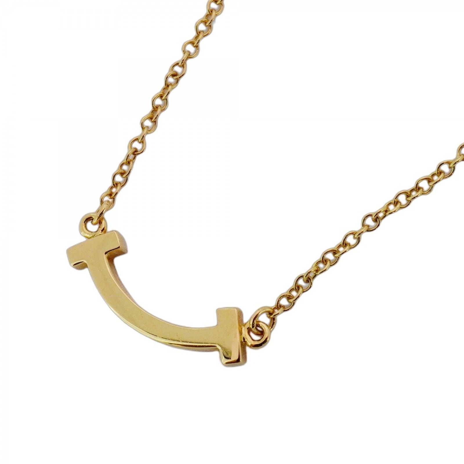 Tiffany ティファニー tスマイル ネックレス ミニ ゴールド