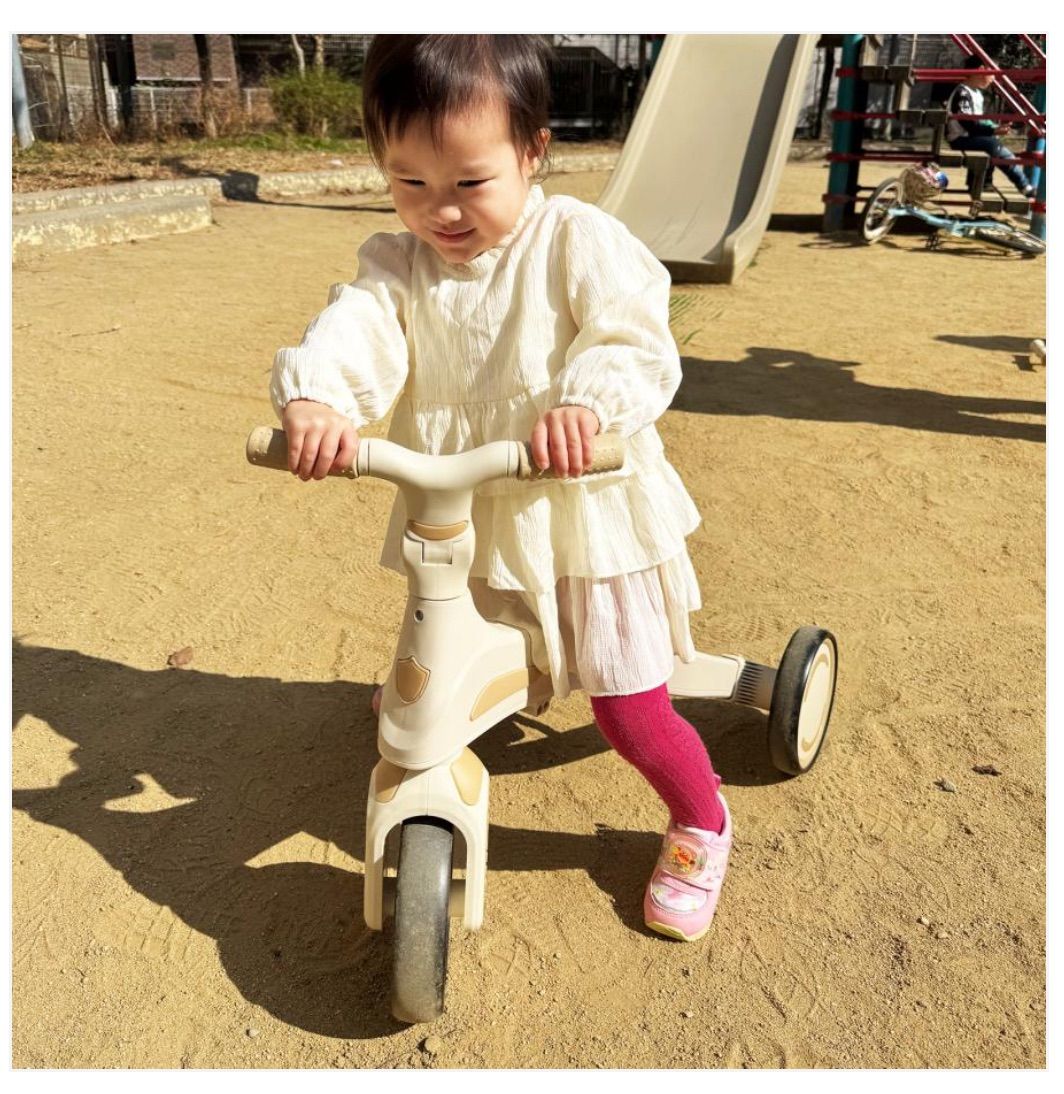 ❤現品限り❤️イエロー 子ども用三輪車 手押し棒付 セーフティーバー付 三輪車 新品】イエロー 黄色 yellow 三輪車 2歳 手押し棒付き 折りたたみ 1歳