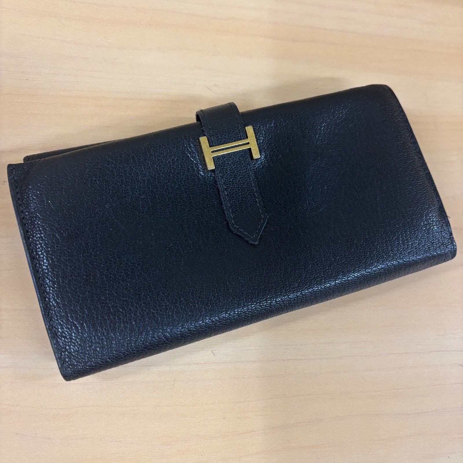 ◎【一点限り】HERMES エルメス ベアンクラシック 三つ折り 長財布 