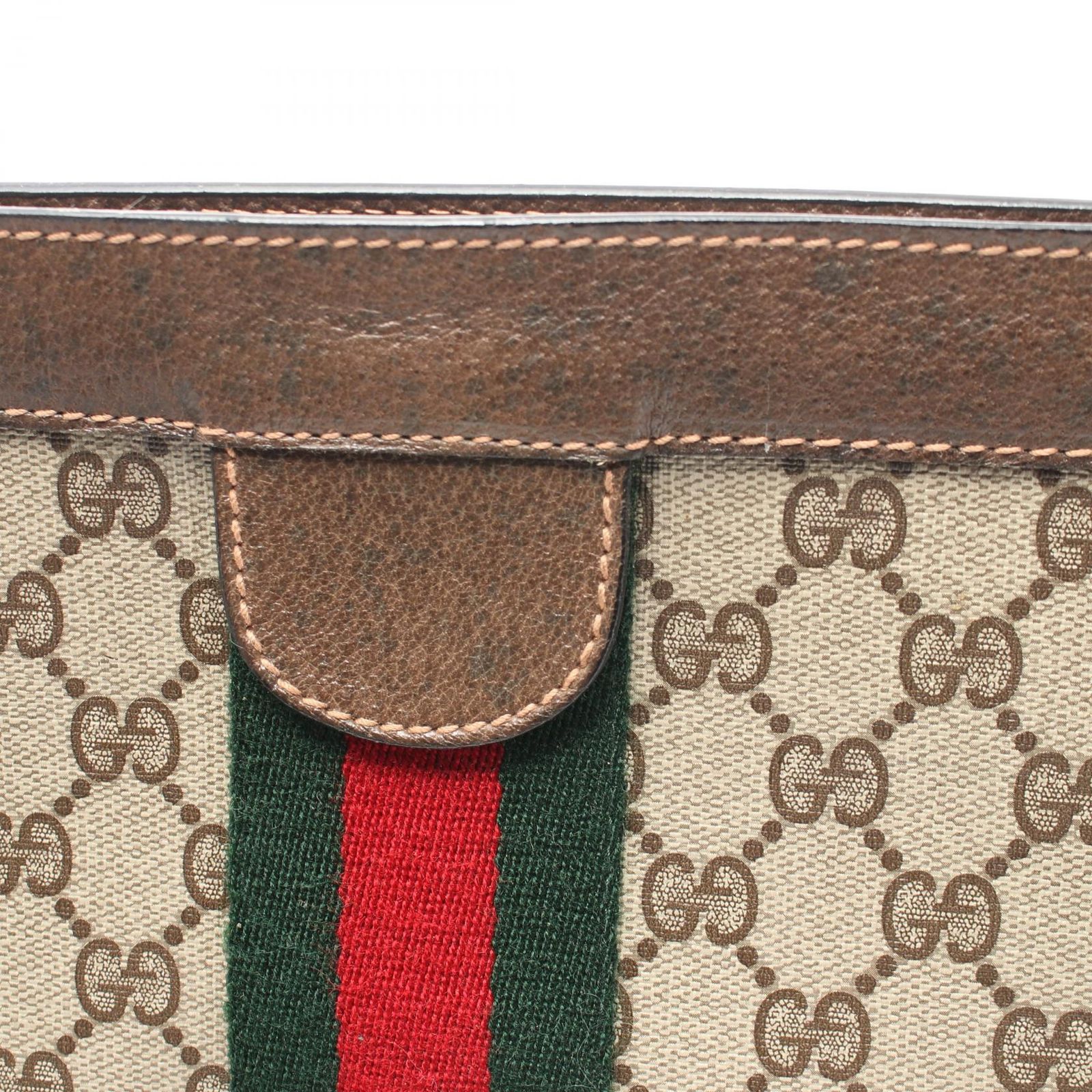 GUCCI グッチ オールドグッチ GGプラス シェリーライン セカンドバッグ