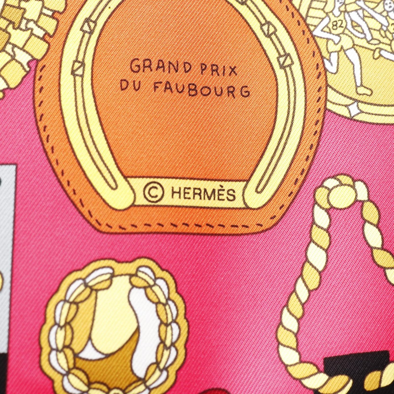 エルメス HERMES スカーフ カレ90 LES TROPHEES シルク カレ90