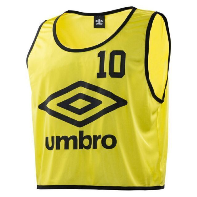 umbro アンブロ ストロングビブス10P フラッシュイエロー JR-F UBS7557Z FYEL | スポーツ スポーツ用品 運動 服 衣類 ウエア 小物 ビブス ユニフォーム 背番号 耐久性 ブランド シンプル デザイン 着