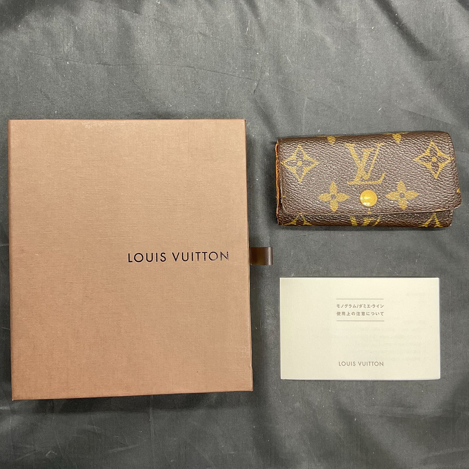 LOUIS VUITTON ルイヴィトン モノグラム ミュルティクレ ロンPM4 ルイヴィトン モノグラム ミュルティクレ4 B25063816 - メルカリ