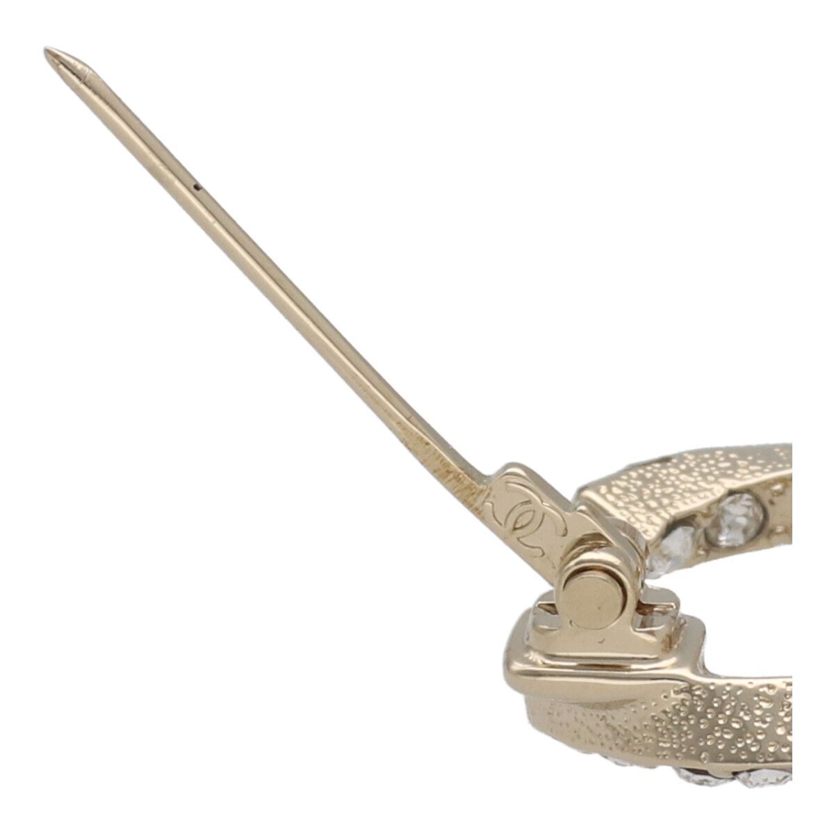 ラインストーン CCロゴ ブローチ ゴールド B23 B 中古】 CHANEL シャネル ココマーク ラインストーン ブローチ B23B