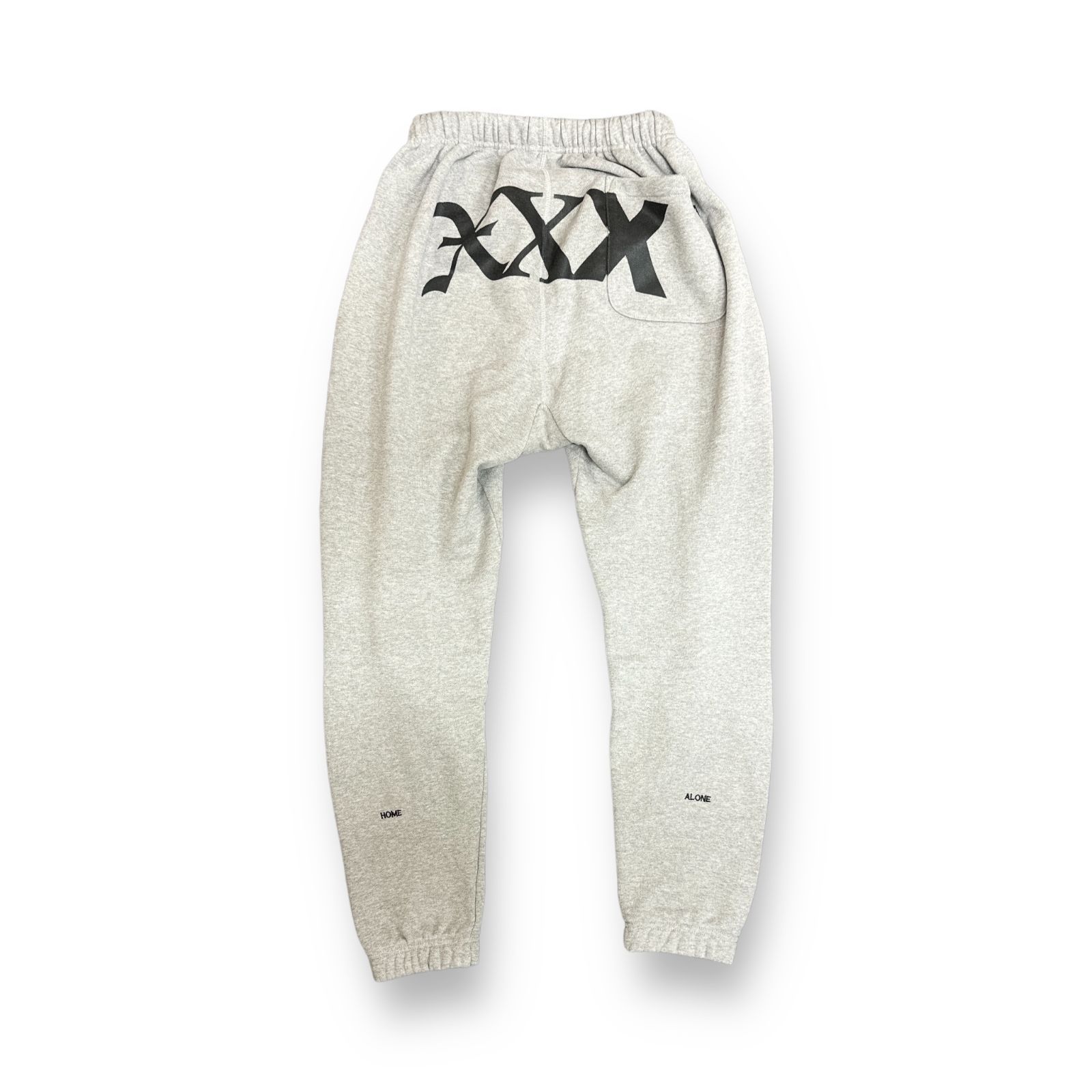 美品 GOD SELECTION XXX SWEAT PANTS バックプリント ロゴ刺繍 