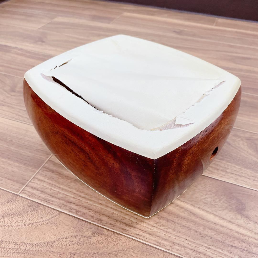 三味線 中棹 紅木 綾杉胴 犬皮 1本溝 和楽器 - メルカリ