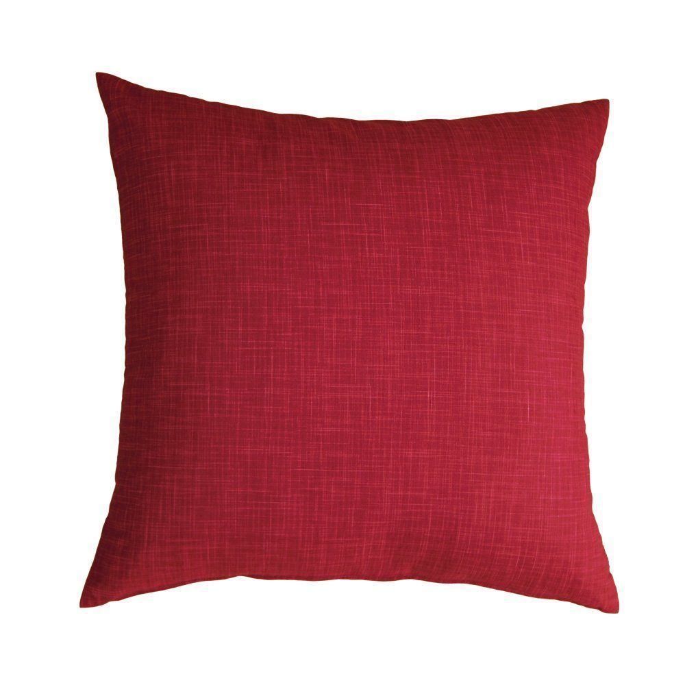 【数量限定】fabrizm 日本製 クッションカバー 60角 60×60cm むら糸 あかね 1454-red