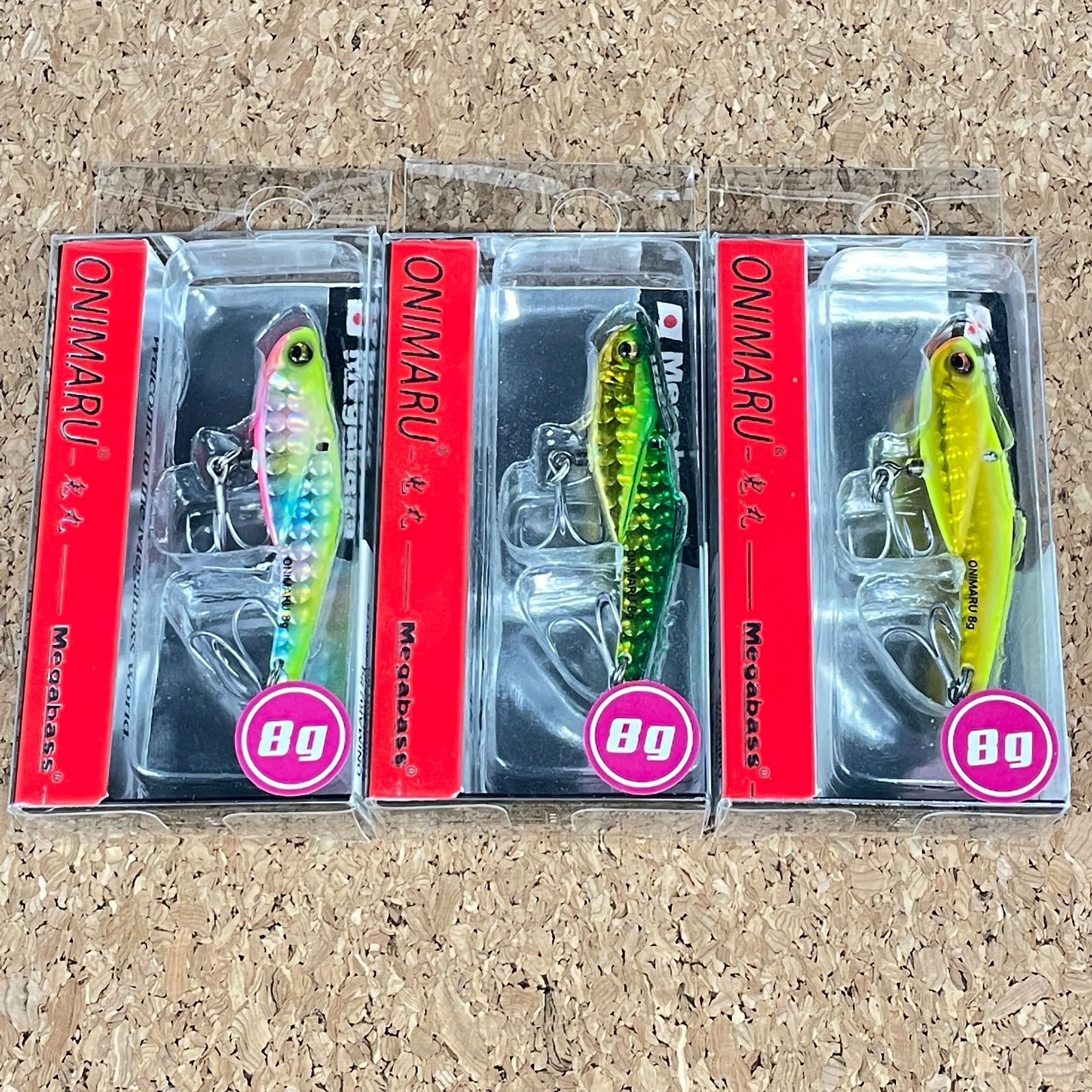 メガバス Megabass オニマル8g ONIMARU8g 3個セット（Gチャートバック ...