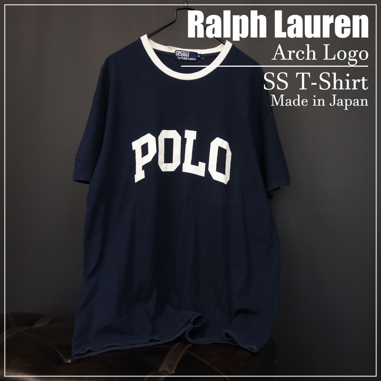 90s～ Vintage US古着☆Ralph Lauren ラルフローレン 半袖プリントT 
