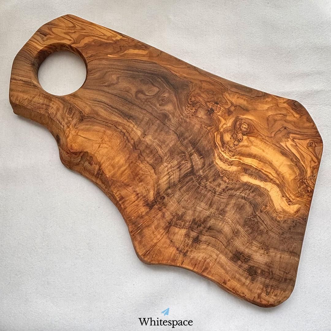 超神秘 オリーブウッド 無垢 カッティングボード まな板 サービングボード ハンドメイド ナチュラル アルテレニョ イタリア 超特大 ベンティ 約51cm USTAUSTRALIA_COM_AU