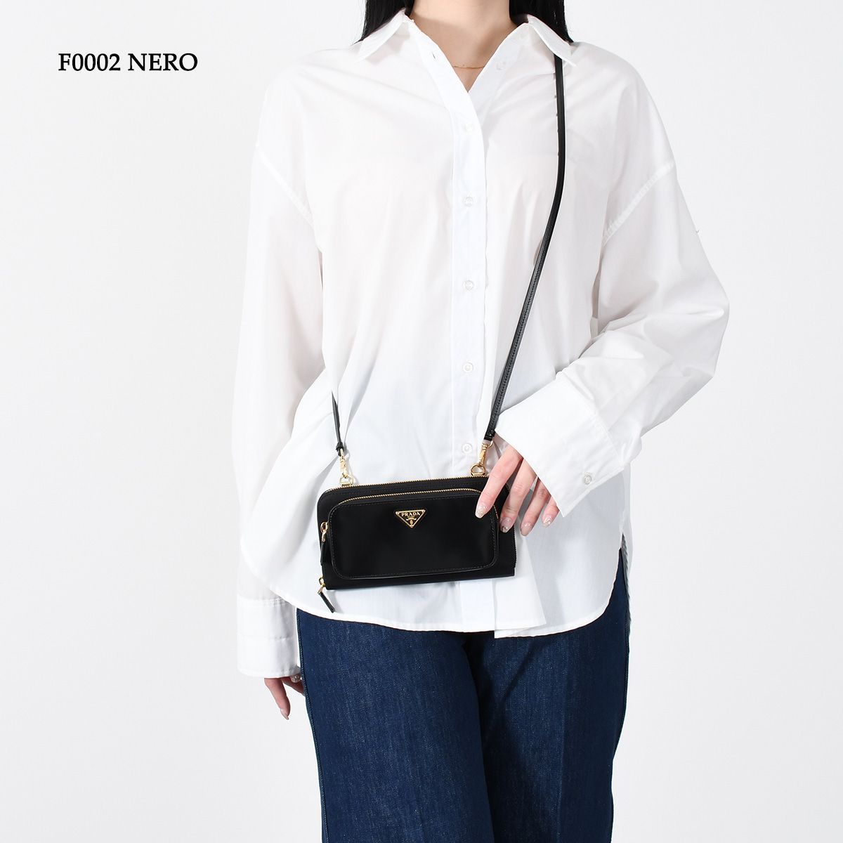 直営店買付☆PRADA☆Re-Nylon×ブラッシュレザー ウォレット 楽天市場】プラダ PRADA (1MT020 R789) Re-Nylon ×ブラッシュ