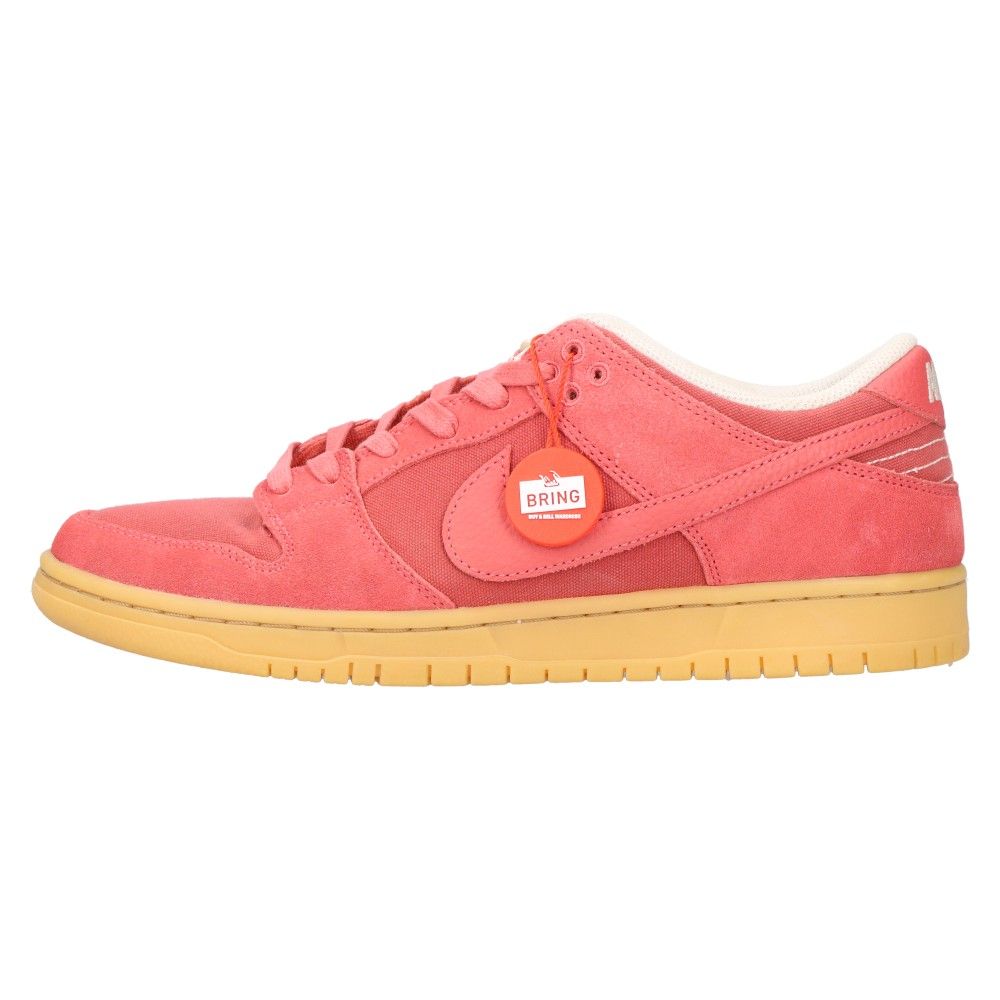 NIKE SB (ナイキエスビー) SB DUNK LOW PRO PRM ADOBE-PHANTOM DV5429-600 ダンク エスビー アドビ ファントム ローカットスニーカー ピンク US10/28cm