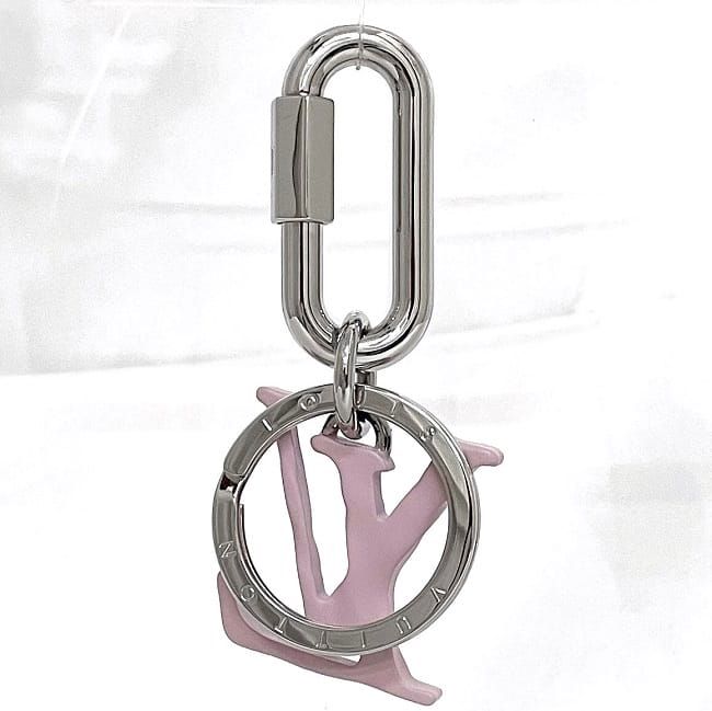LOUIS VUITTON ポルトクレ LVシェイプ ロープ キーホルダー LOUIS VUITTON ポルトクレ LVシェイプ ロープ キーホルダー
