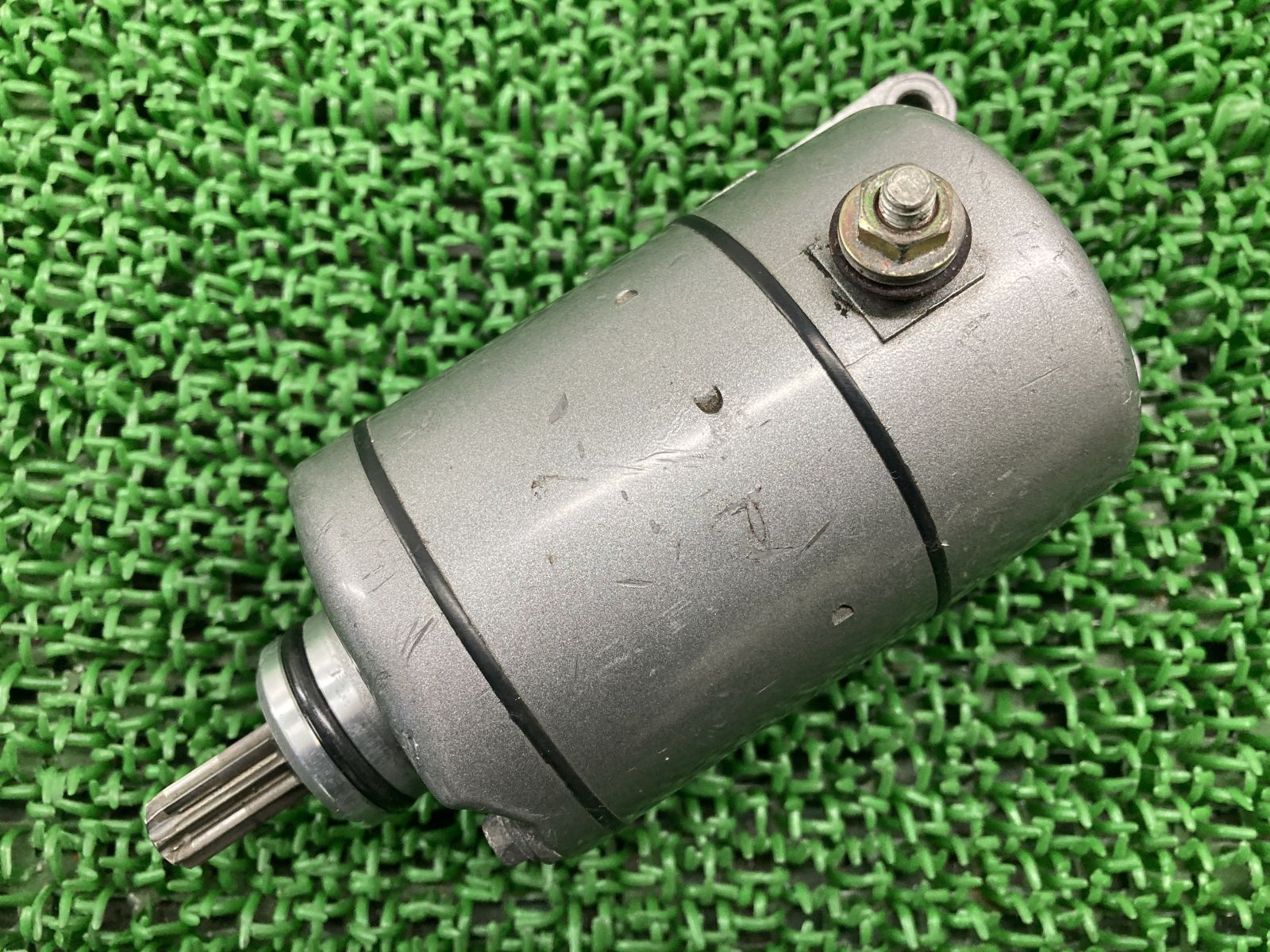 スーパーシェルパ セルモーター SM13 カワサキ 純正 バイク 部品 KL250G スターター 機能的問題なし 割れ欠け無し 品薄 車検 Genuine