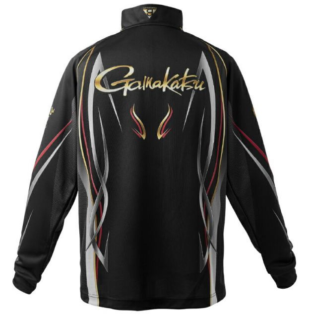 がまかつ 鮎釣り 2wayプリントジップシャツ がまかつ 鮎 2WAYプリント