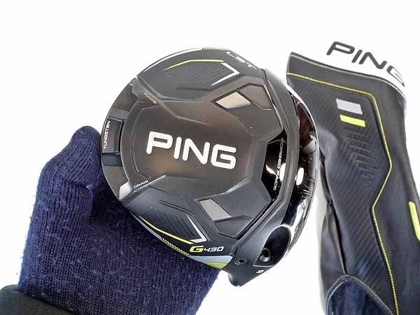 【新品】ピン｜G430LSTドライバー#1W_9°｜ヘッドカバー・レンチ付 Ping G430 LST 9 Driver Head Only with Head Cover Wrench used