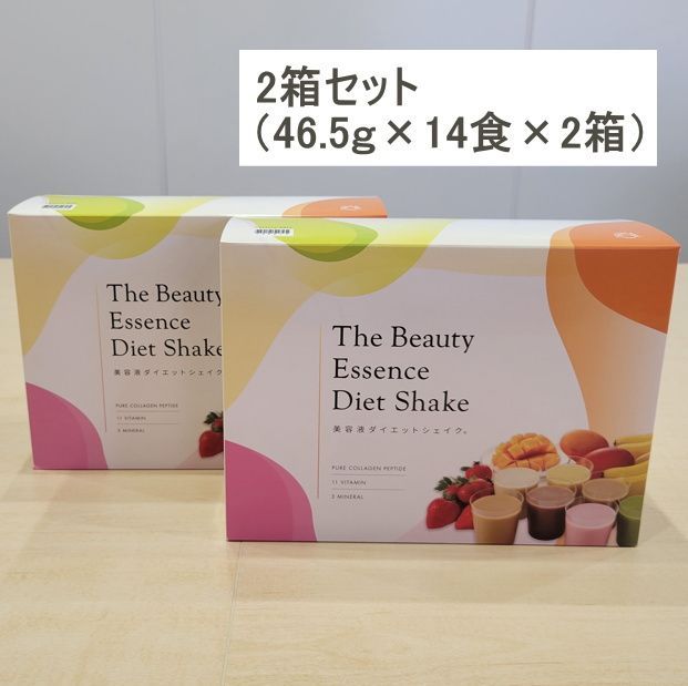 美容液ダイエットシェイク46.5ｇ×14食×2箱 キレイ痩せ簡単置換 - メルカリ