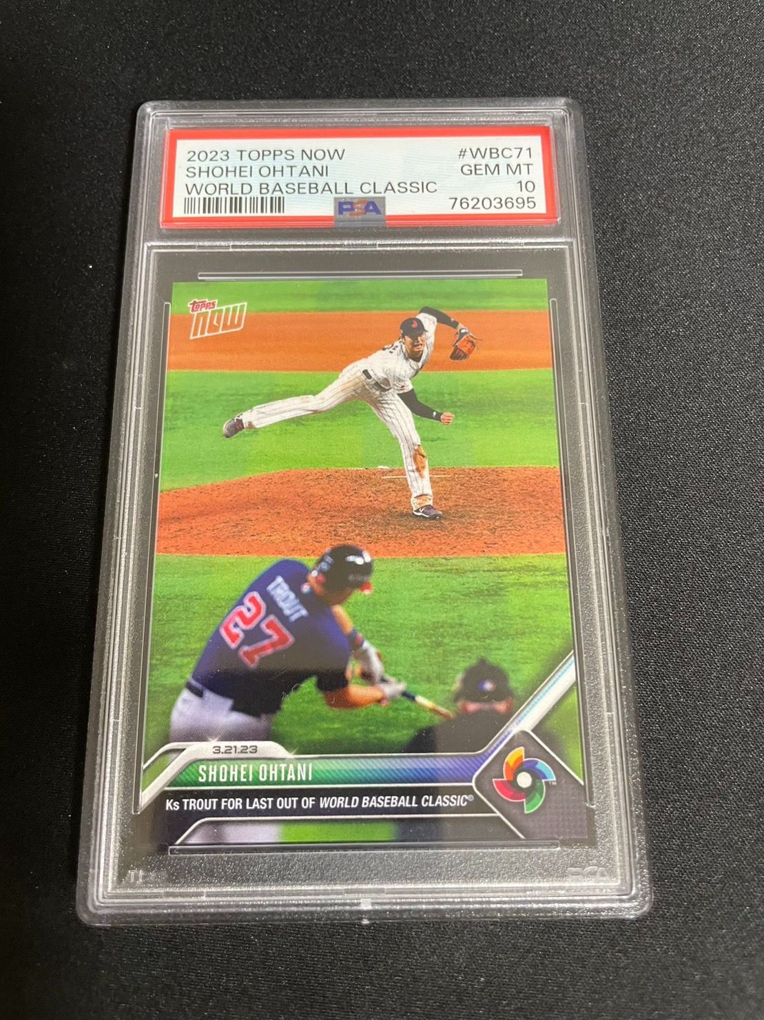 PSA10 大谷翔平 2023 Topps Now #WBC53 自己最速投球WBC53 - その他