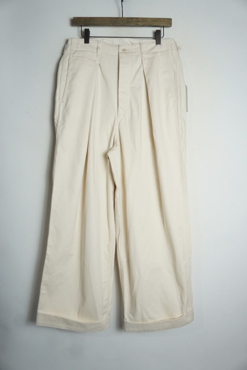 MARKAWARE オーガニックコットン パンツ A23A-04PT01C 白 MARKAWARE オーガニックコットン パンツ A23A-04PT01C 白 楽天