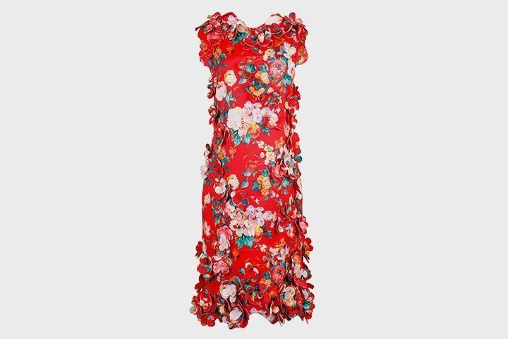 極美品 Simone Rocha（シモーネ・ロシャ）フラワー　　ワンピースUK4 極美品 Simone Rocha（シモーネ・ロシャ）フラワー ワンピース
