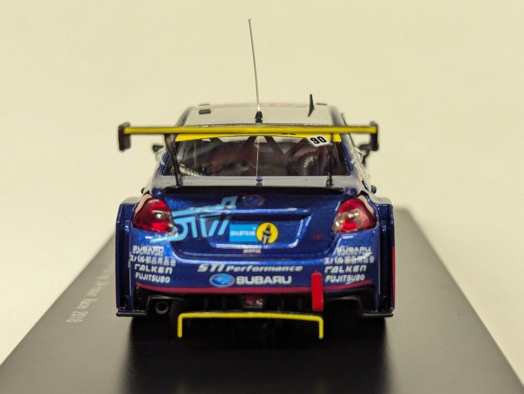 EBBRO SUBARU WRX STI No.90 ニュル24時間 2018 スバルとSTI、2018年のニュル24時間＆SUPER GT参戦マシン