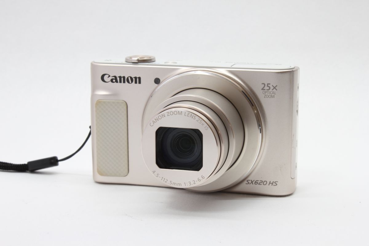 動作 キャノン Canon PowerShot SX 620 HS ホワイト バッテリー 充電器 元箱