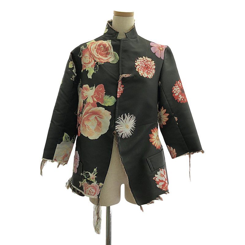 美品Y's(ワイズ)ヨウジヤマモト　ドット　ジャケット2 美品】 Y's / ワイズヨウジヤマモト | 断ち切り ほつれ加工