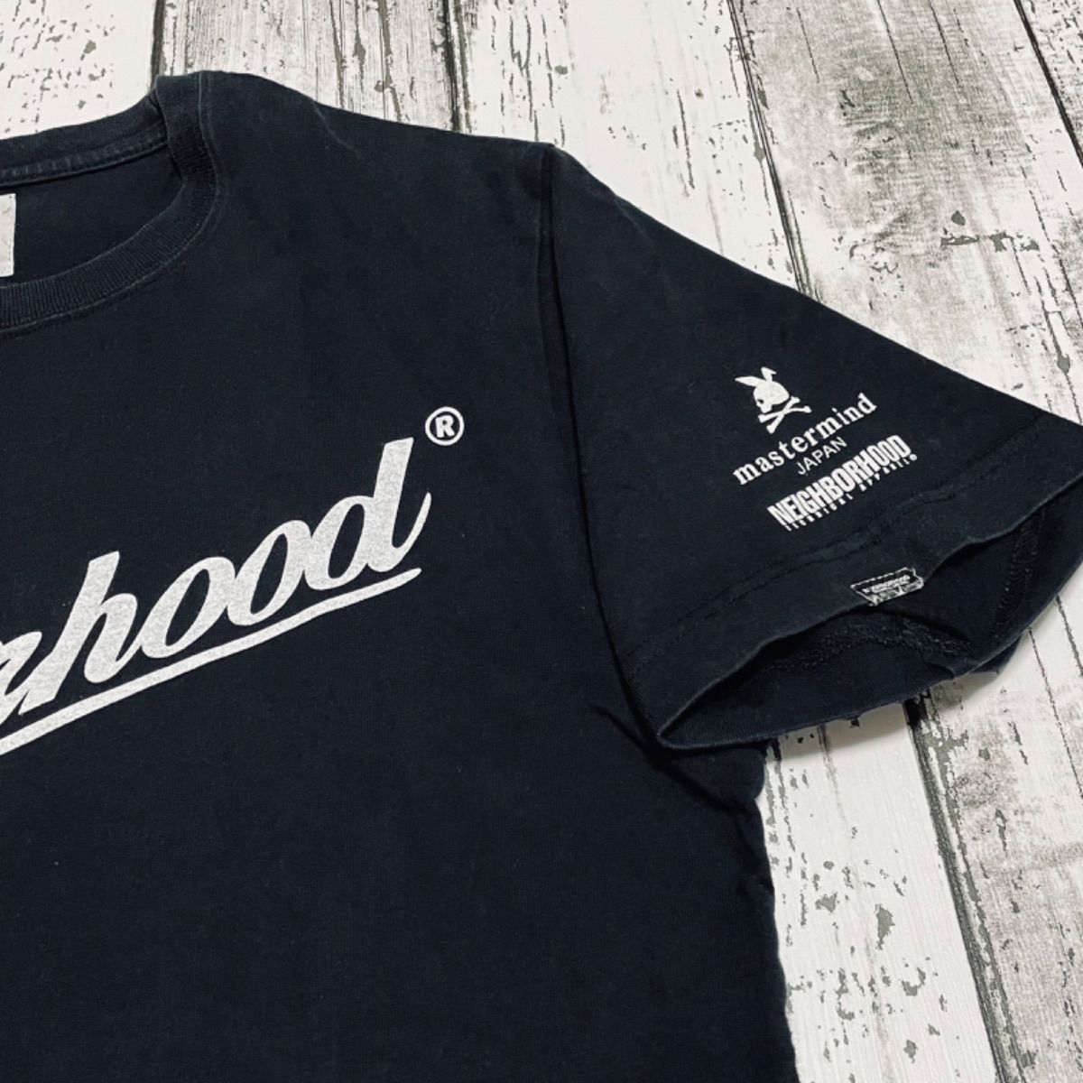 neighborhood　ネイバーフッド×マスターマインド Tシャツ　黒