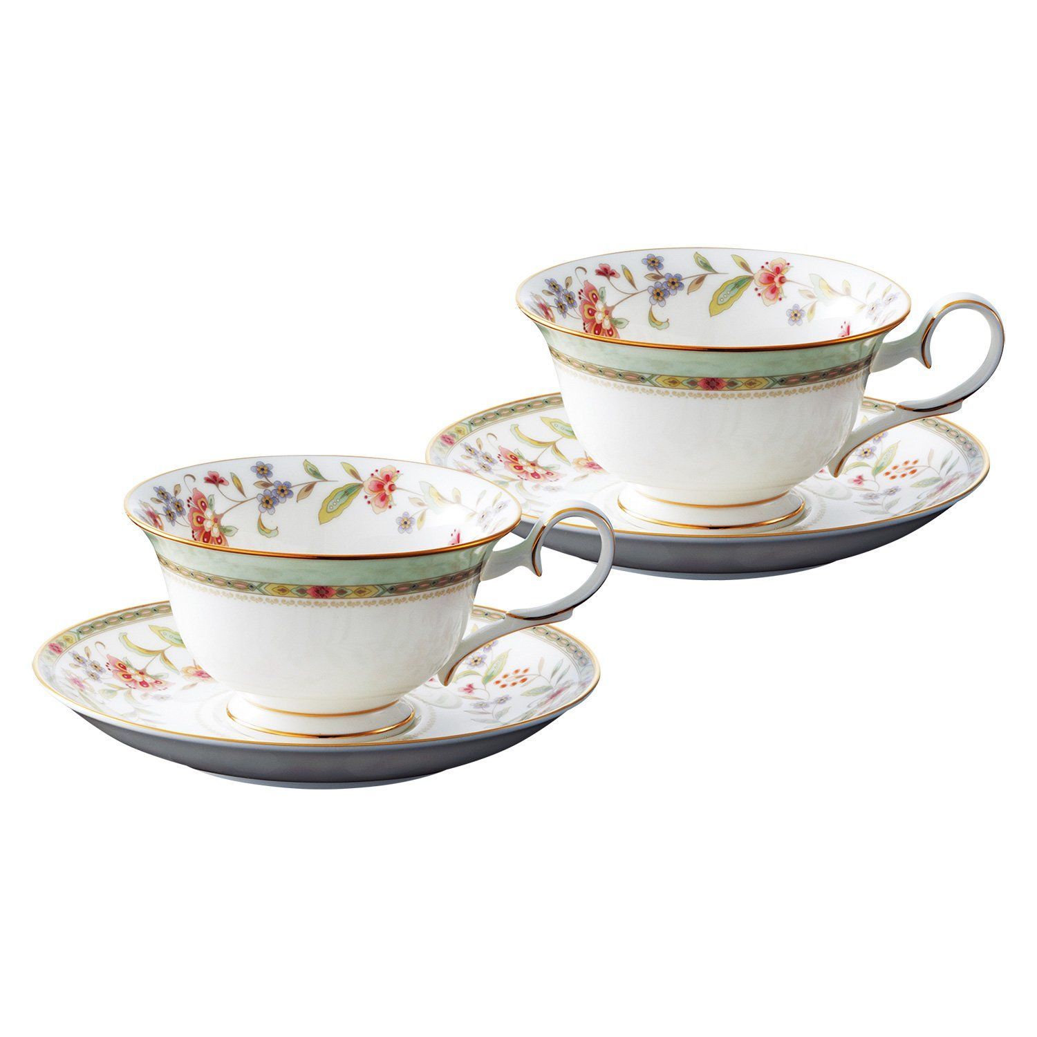 04:カップ&ソーサーペア Noritake ノリタケ カップ & ソーサー