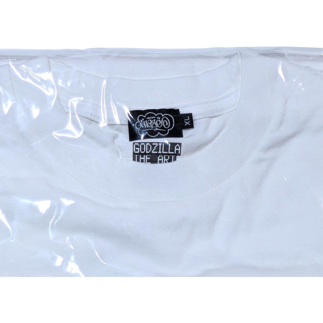XL　hazama ゴジラ-1.0 フェイスTシャツ ホワイト 白 hazama ハザマ ゴジラ GODZILLA FACE Tシャツ XL