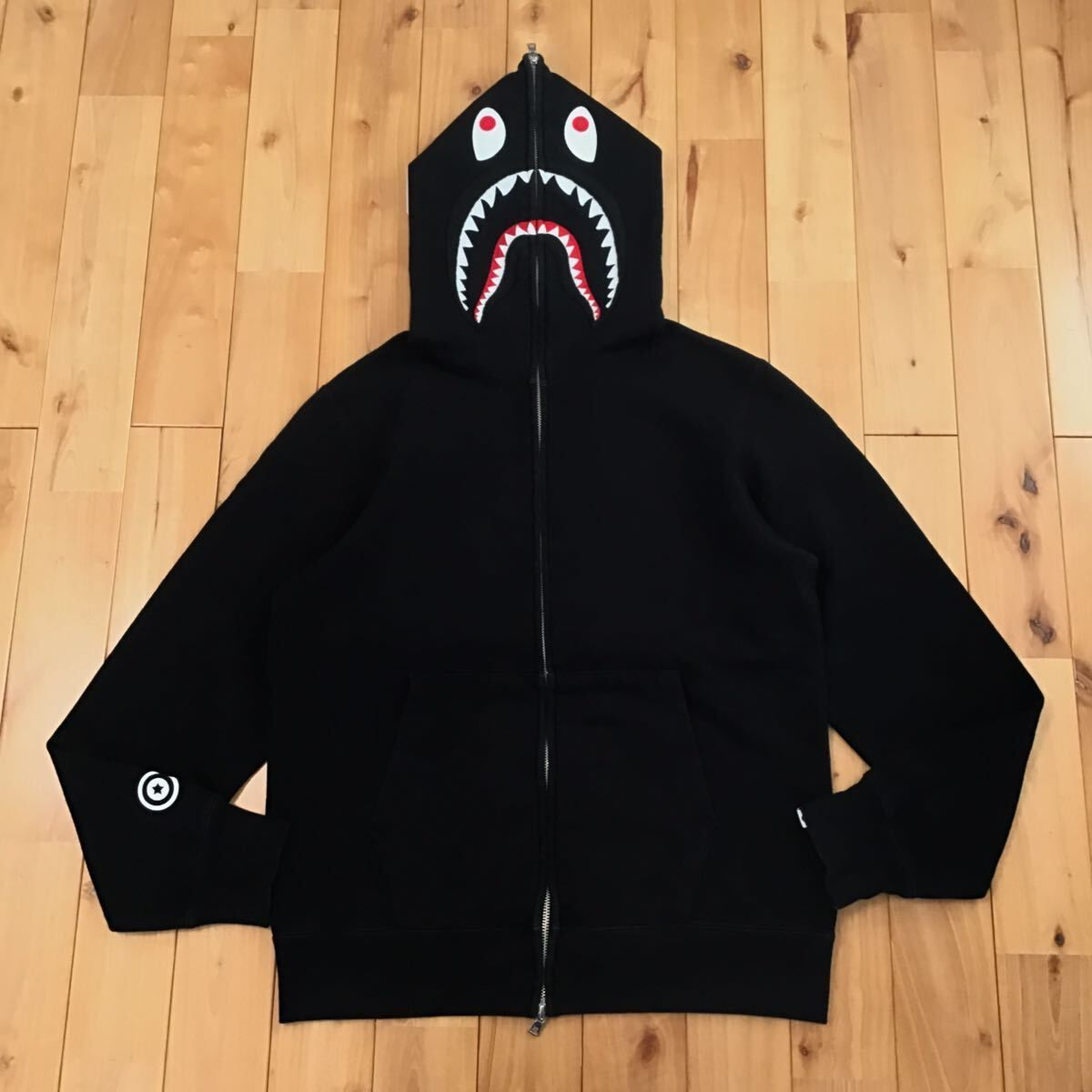 シャークデザインパーカー WGM A Bathing Ape BAPE パーカー WGM シャーク Lサイズ