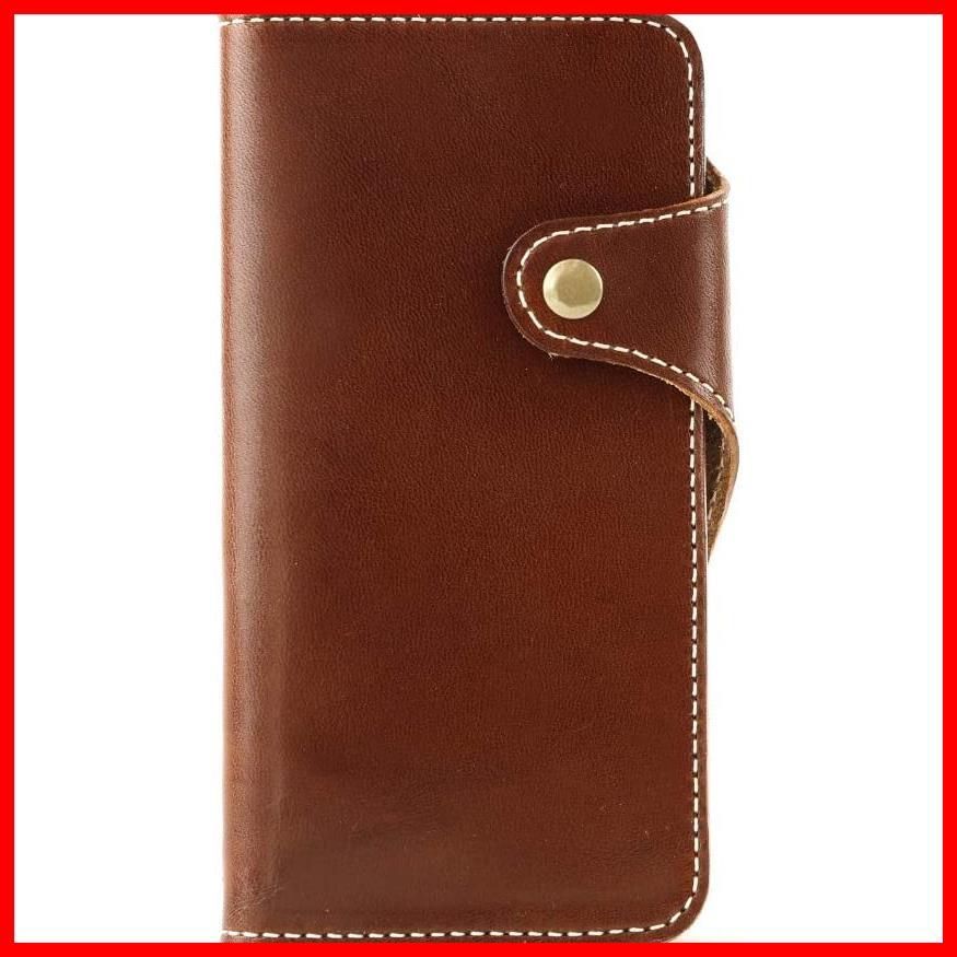 【特価商品】Creation] iPhone14 ケース [Native 9色 スマホケース 手帳型 本革 栃木レザー 日本製 (iPhone14 DARK-BROWN)