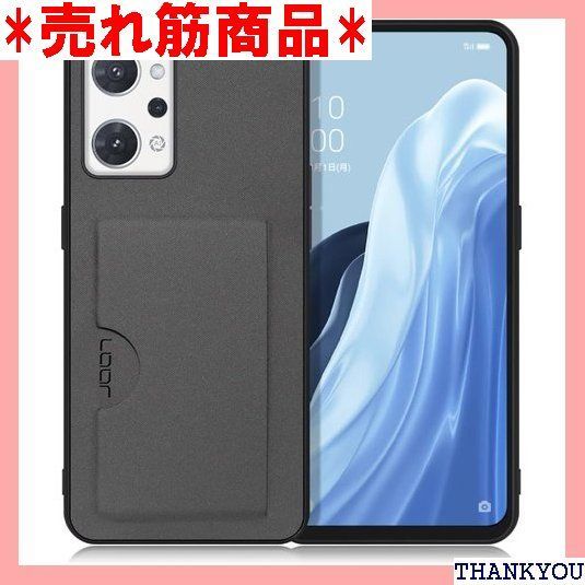 LOOF Skin Slim-Slot OPPO Reno9 A / Reno7 A OPG04 ケース カバー カードポケット カード収納 カード  背面 スマホケース スマホカバー 背面カード収納 ストレージ グレー 369 - メルカリ