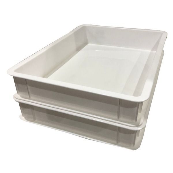 浅型 トレー/収納ケース  幅33cm×奥行24cm×高さ5.5cm PP素材 〔会社 オフィス 事務所〕 