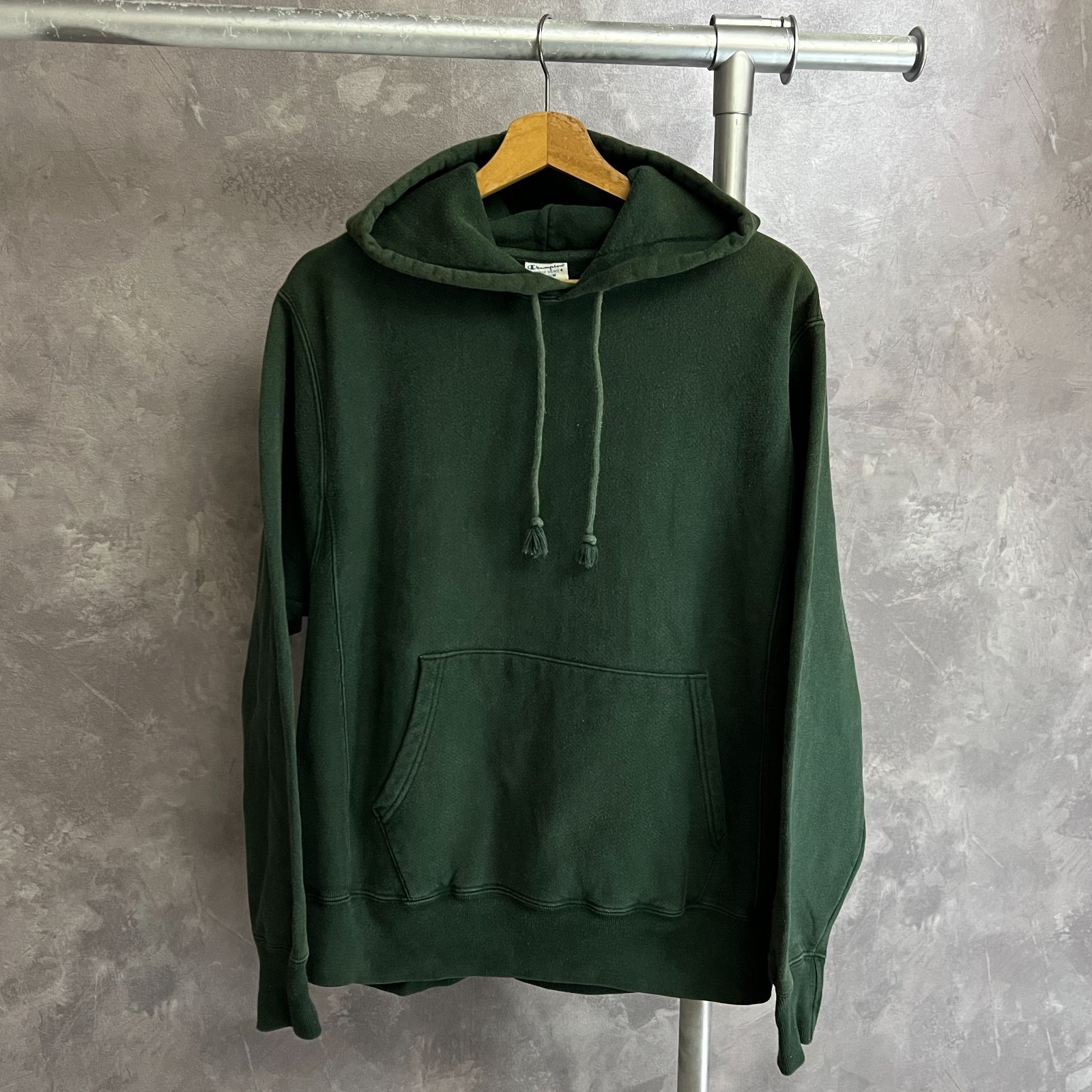 Champion リバースウィーブ パーカー グリーン系 サイズM - メルカリ