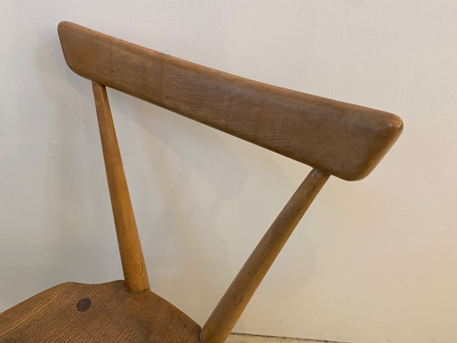 □希少 アーコール ERCOL シングルバック スタッキングチェア