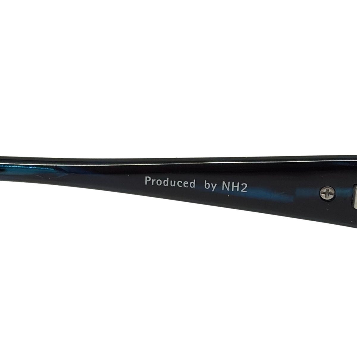 eyebrella(アイブレラ) メガネ美品 - クリア×ピンク×ダークネイビー 度  