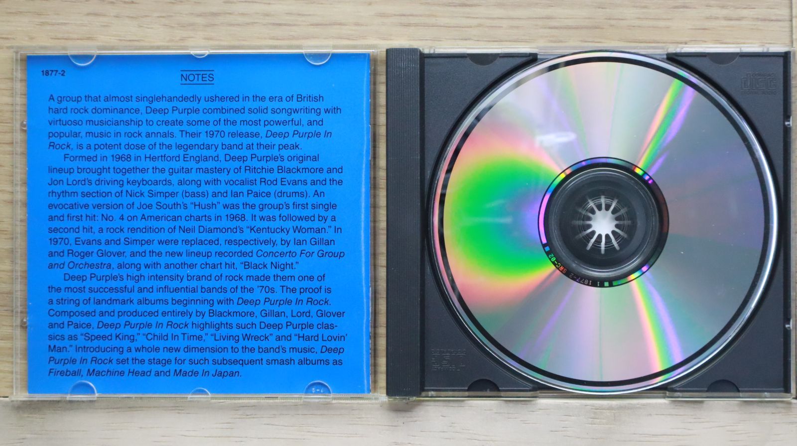 ◼️DEEP PURPLE◼️特大B1◼️ポスター◼️非売品◼️ワンオーナー◼️1987 DEEP PURPLE - DEFINITIVE OSAKA 1973 1ST NIGHT(1CD) - navy-blue