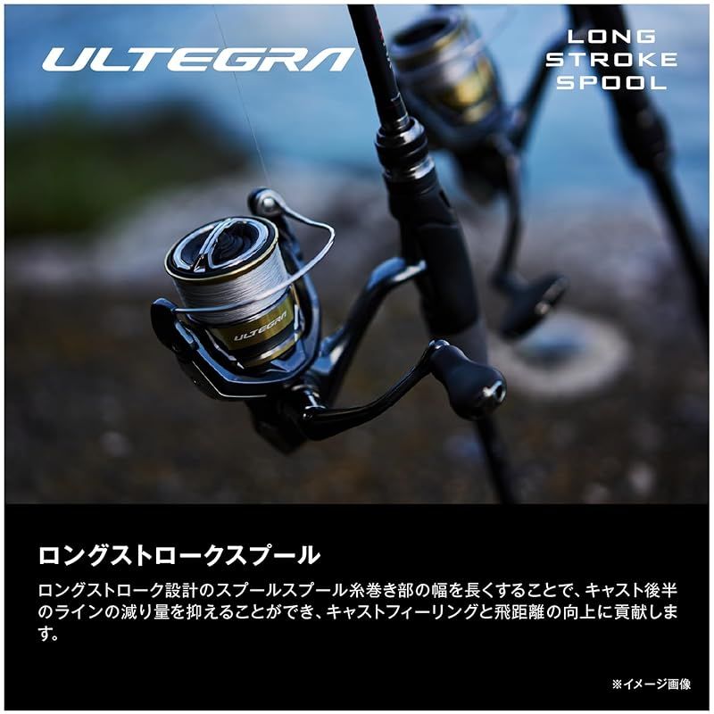 未使用 SHIMANO ULTEGRA 2500SHG スピニングリール 糸付き シマノ