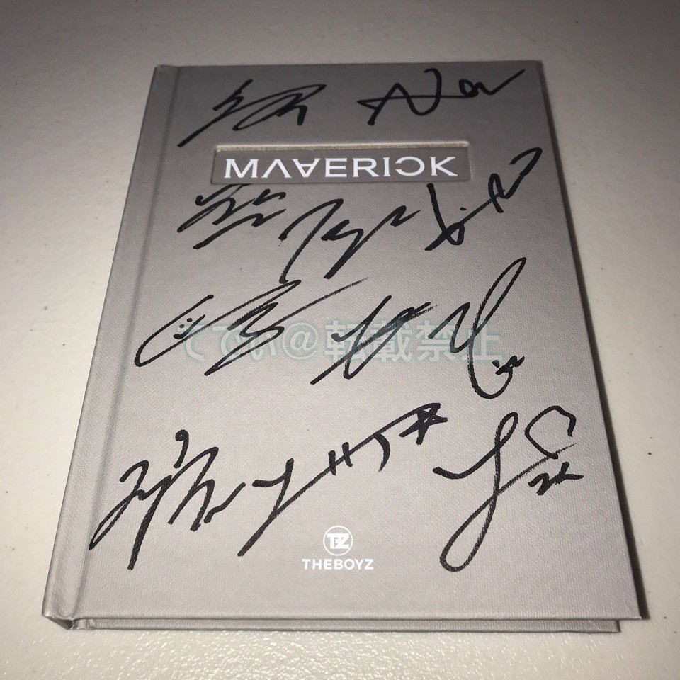 THE BOYZ 直筆サイン「MAVERICK」STORY BOOK ver. | yoshi-sushi.ca