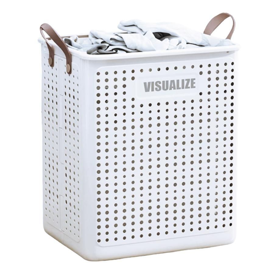 ランドリーバスケット 折りたたみ 大容量 洗濯カゴ 洗濯かご おしゃれ 洗濯籠 洗濯物入れ 新生活 片付け 省スベース 脱衣かご 取っ手付き L 実用性重視 誰でも使える