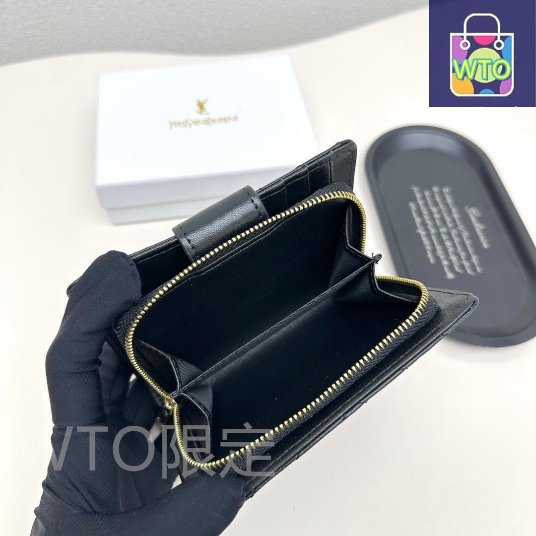 サンローラン　ミニ財布　美品　ウォレット SAINT LAURENT SAINT LAURENT - イブサンローラン ミニ財布 新品の通販 by