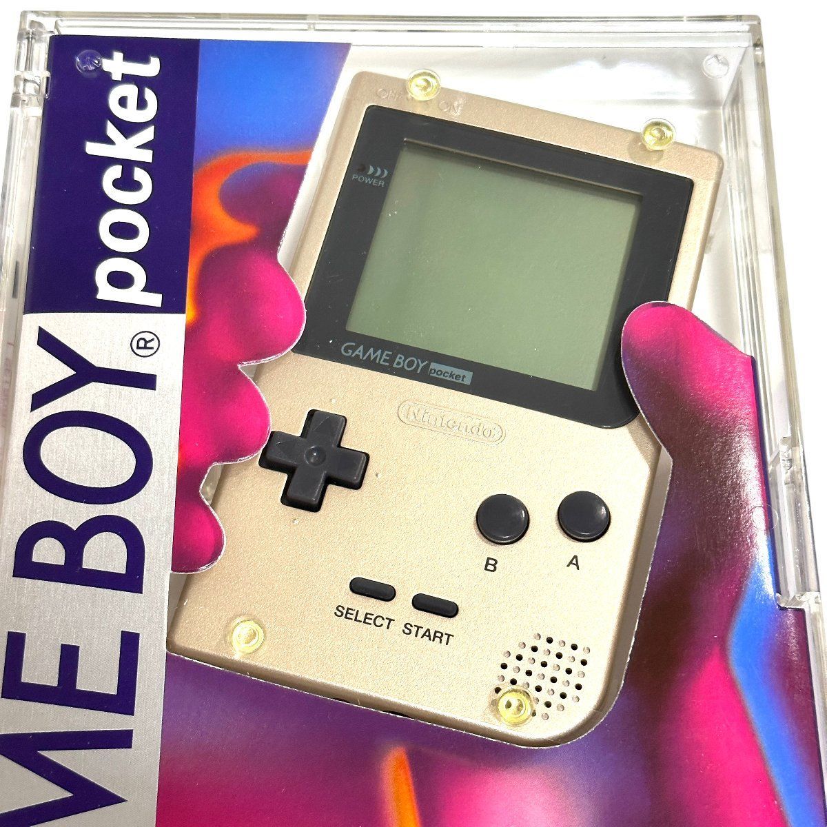 未開封品】Nintendo 任天堂 GAMEBOY POCKET GOLD ゲームボーイポケット 