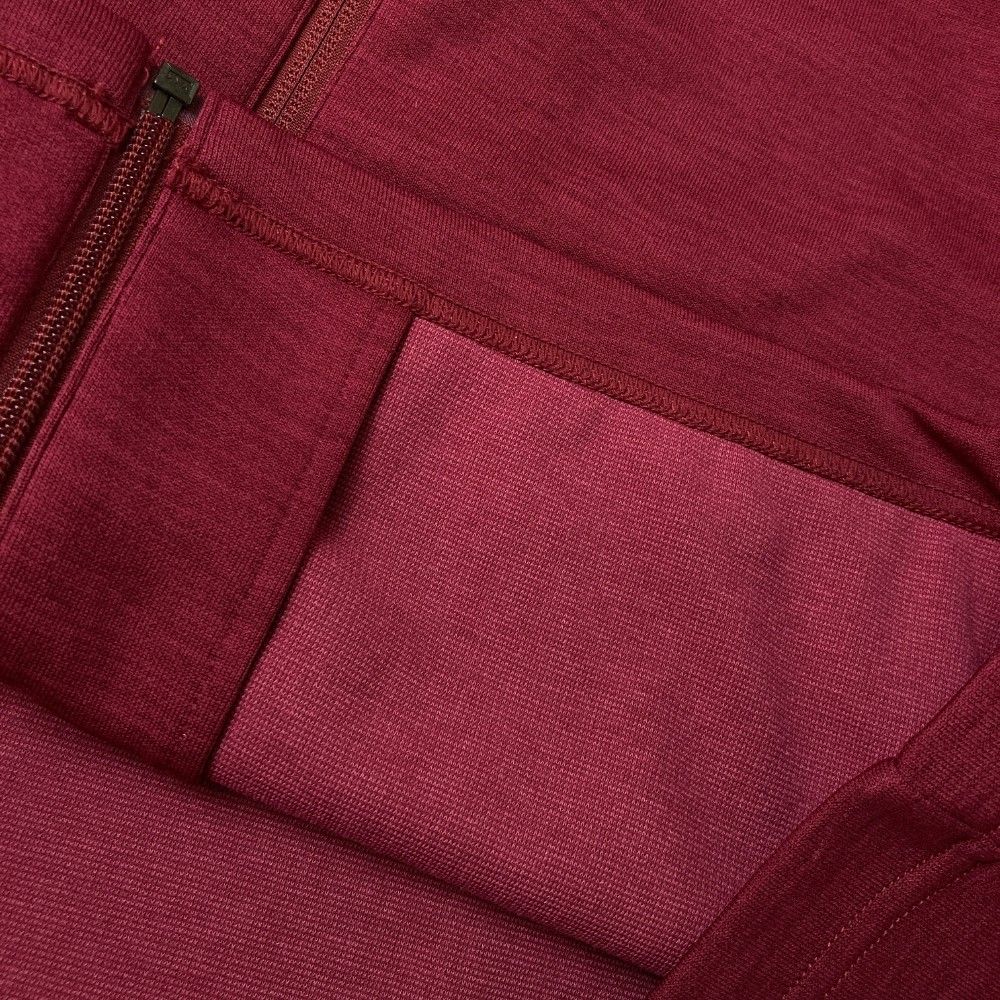 サイズ：XO DESCENTE GOLF デサントゴルフ  ジップジャケット  レッド系 [240101423404] ゴルフウェア メンズ ストスト DESCENTE GOLF デサントゴルフ ジップジャケット レッド系