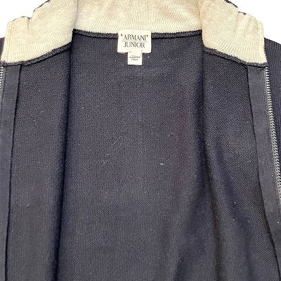 アルマーニ ジュニア ARMANI Jr ニット ジャケット 上着 キッズ 男の子