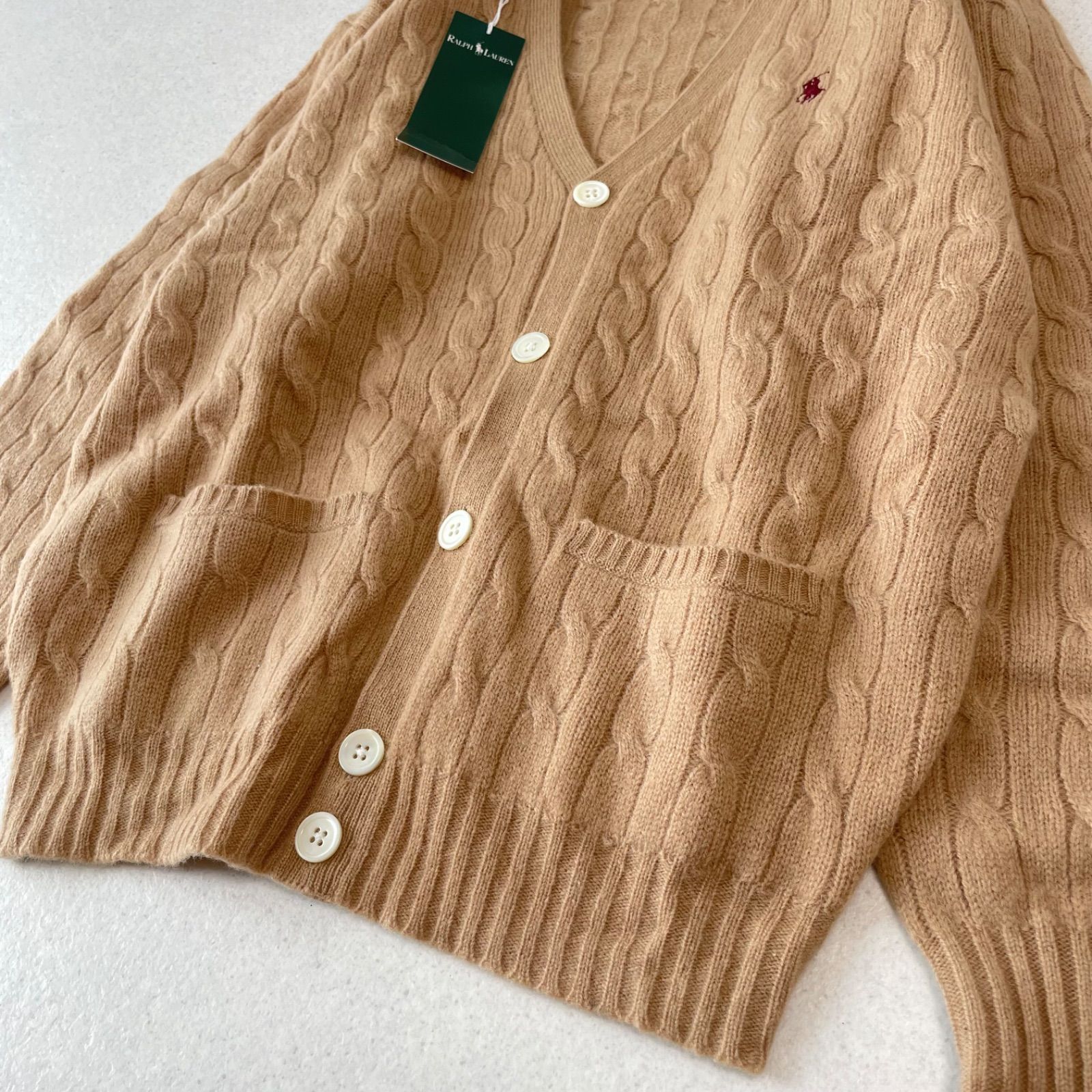 未使用・タグ付き】RALPH LAUREN ラルフローレン ホースロゴ刺繍