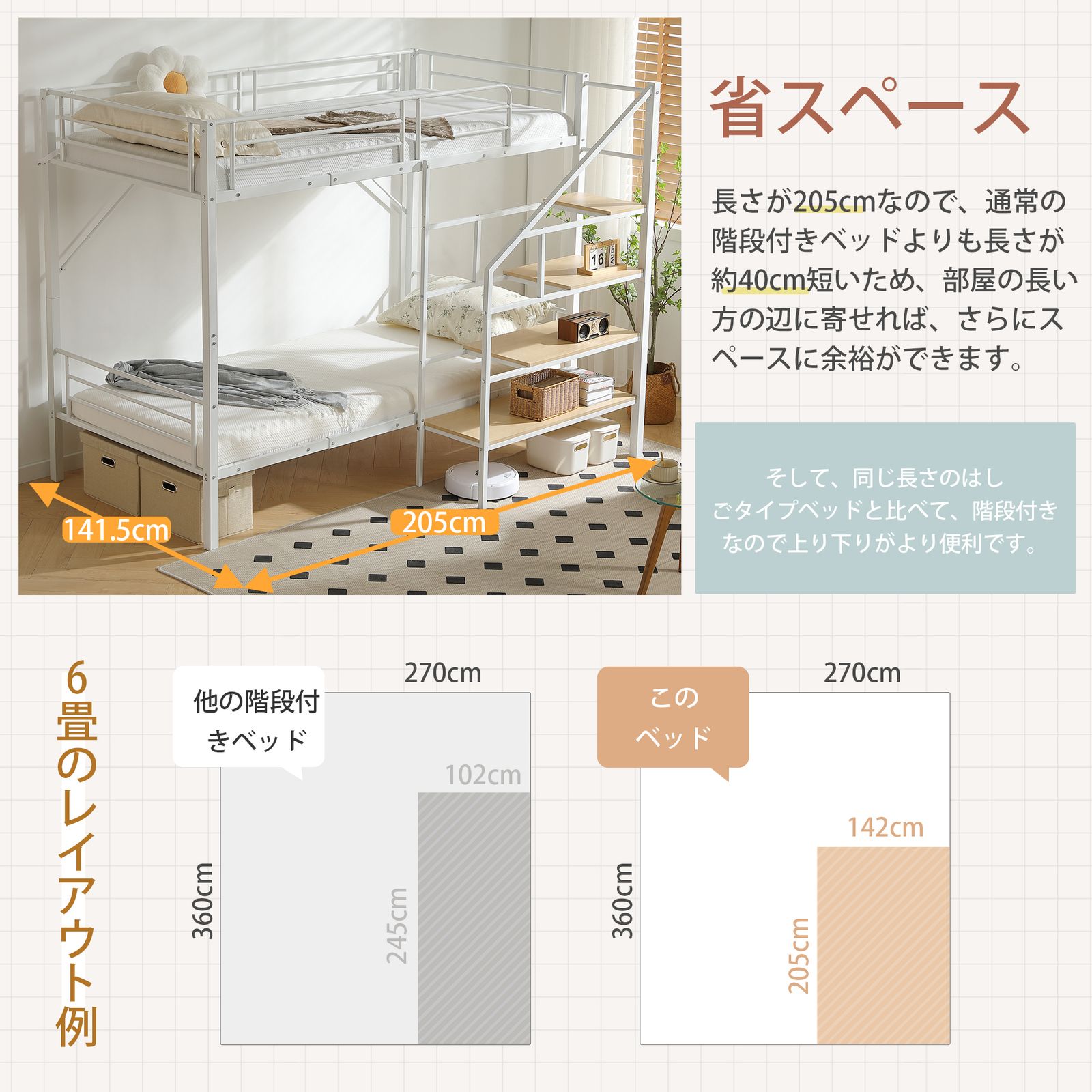 2個限定セール中」ロフトベッド シングルベッド パイプ 耐震 頑丈