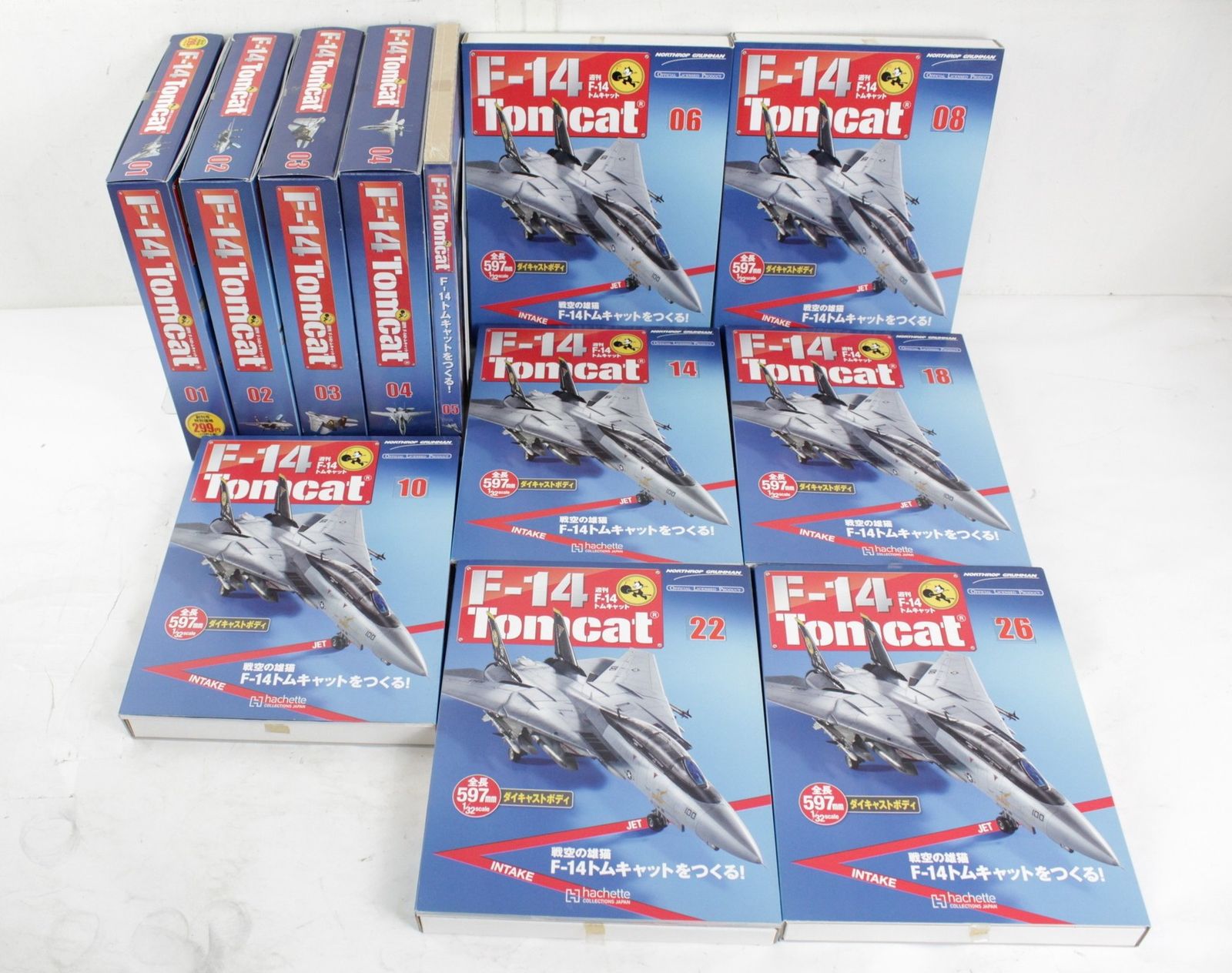 未組立 アシェット F-14 トムキャットをつくる 1-113巻セット スペックプレート 付き 飛行機 戦闘機 模型 フィギュア ホビー ITRU4GASV35C-D-B62-byebye