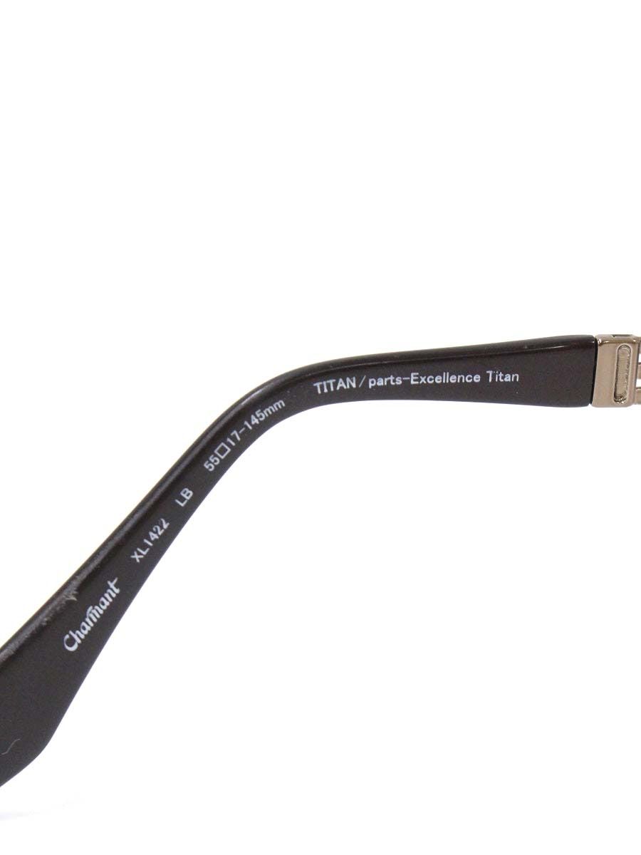 ラインアートシャルマン XL1422 メガネ ブラウン スクエア  