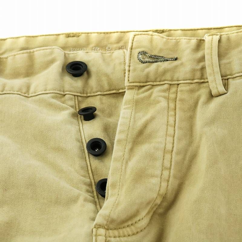 デンハム DENHAM MARSHAL PANT WLTWS マーシャルパンツ チノパンツ チノパン ボタンフライ W27L32 S ベージュ /AN3